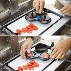 2 Presses à Burger Antiadhésives - Napoleon -Barbecue Promotion Boutique 2 presses burger plastique napoleon 0629162700605 2