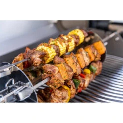 Ensemble De 6 Brochettes Inox Pour Rôtissoire - Napoleon -Barbecue Promotion Boutique 6 brochettes inox rotissoire napoleon 0629162640086 4