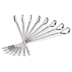 8 Brochettes 35 Cm En Inox - Napoleon