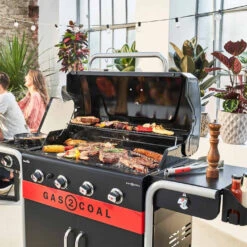 Barbecue Hybride Gaz Et Charbon Gas2Coal 440 - Char-Broil -Barbecue Promotion Boutique barbecue gas2coal 440 hybride gaz et charbon charbroil 4260547594448 4