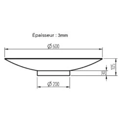 Brasero En Acier Corten Rond ⌀60 Cm - Nordic Flame -Barbecue Promotion Boutique brasero acier corten esprit barbecue 2020000027720 5