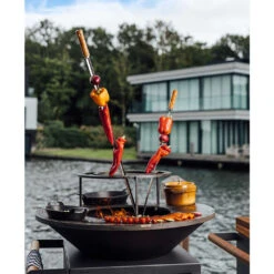 Brasero OFYR Island Noir 100 Tablette Teck + Housse 5 Brasero OFYR Island Noir 100 Tablette Teck + Housse -Barbecue Promotion Boutique brasero ofyr island noir 100 100 tablette bois 7436933035056 2