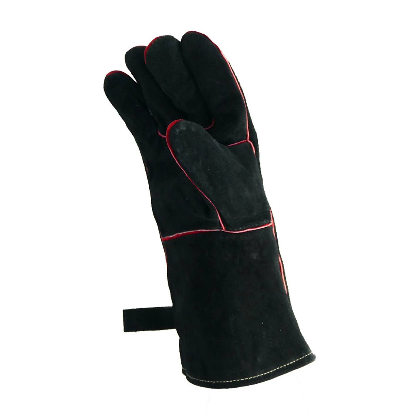 Paire Gants Barbecue Cuir Noir - Nordic Flame 4 Paire Gants Barbecue Cuir Noir - Nordic Flame – Image 4