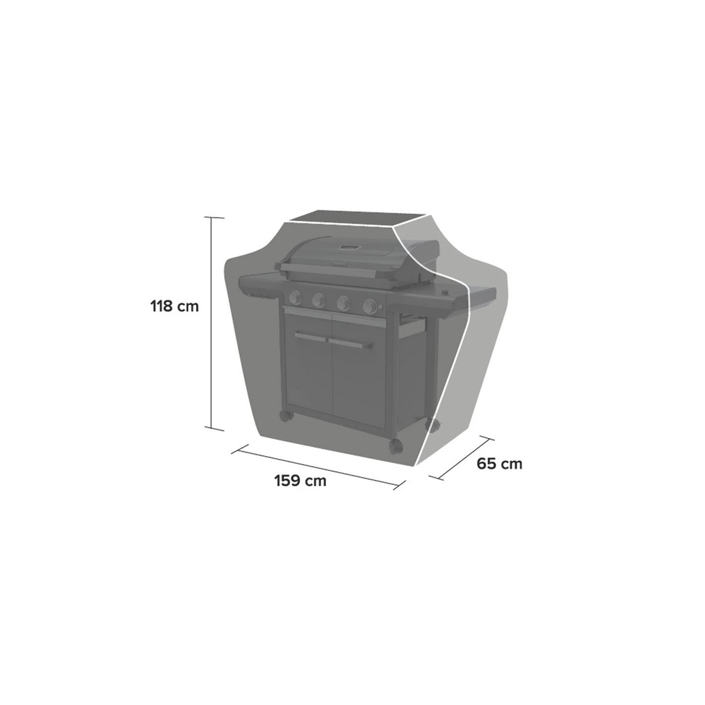 Housse Barbecue XL 4 Series, Premium 4 Et Onyx - Campingaz 6 Housse Barbecue XL 4 Series, Premium 4 Et Onyx - Campingaz – Image 6
