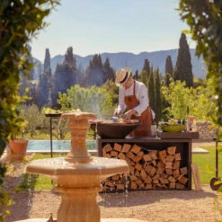 Brasero OFYR Island Noir 85 Céramique Gris Foncé + Housse -Barbecue Promotion Boutique island noir 85 100 ceramique gris fonce 2020000019978 2