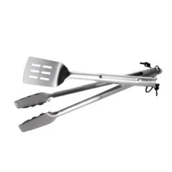 Kit 2 Ustensiles Pince + Spatule Inox Weber*