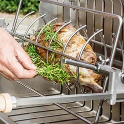 Barbecue Charbon Mendy Inox Marin + Chariot Inox + Tournebroche - Le Marquier -Barbecue Promotion Boutique mendy inox sur chariot le marquier 3339380167155 3