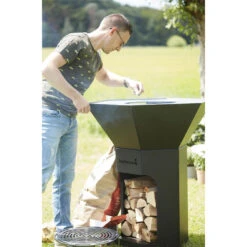 Brasero Plancha Nestor Original Noir Acier Galvanisé - Barbecook -Barbecue Promotion Boutique nestor original noir barbecook 5404035700785 3