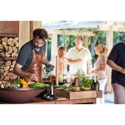 Brasero Plancha OFYR Island 100 En Corten + Plan De Travail Teck -Barbecue Promotion Boutique ofyr island 100 brasero plancha 7430440898821 3