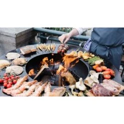 Brasero Plancha OFYR Island 100 En Corten + Plan De Travail Teck -Barbecue Promotion Boutique ofyr island 100 brasero plancha 7430440898821 7