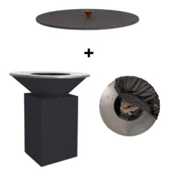 Produits populaires 11 Pack Brasero Classic 100 Noir + Couvercle - OFYR