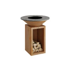 Pack Brasero Storage 85 Corten + Couvercle - OFYR -Barbecue Promotion Boutique pack brasero plancha storage 85 corten couvercle 2020000033691 1