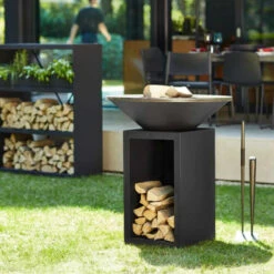 Pack Brasero Storage 85 Noir + Couvercle - OFYR -Barbecue Promotion Boutique pack brasero plancha storage 85 noir couvercle 2020000033714 2