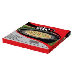 Grande Pierre à Pizza Ronde émaillée ⌀36,5 Cm - Weber -Barbecue Promotion Boutique pierre pizza ronde 36 cm emaillee weber 0077924189081 2