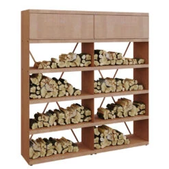Etagère Range Bois Corten 200 - Ofyr -Barbecue Promotion Boutique range bois corten 200 2020000020141 2