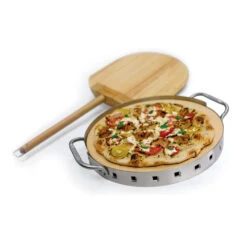 Set Pierre à Pizza ⌀ 33 Cm + Pelle - Broil King -Barbecue Promotion Boutique set pierre pelle pizza broil king 0060162698163 2
