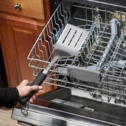 Spatule Inox Précision Pour Barbecue - Weber -Barbecue Promotion Boutique spatule inox precision 0077924159671 4