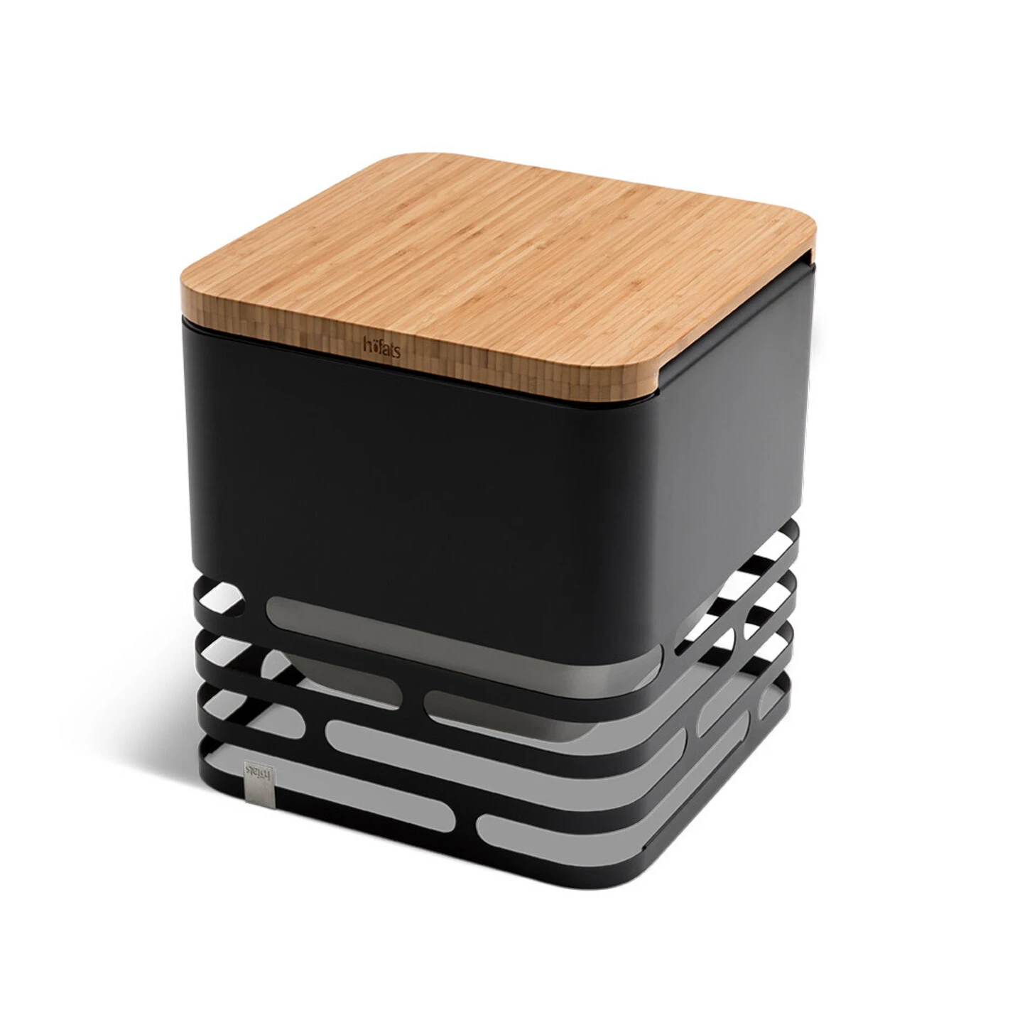 Tablette Pour Brasero Cube En Bambou - Höfats 2 Tablette Pour Brasero Cube En Bambou - Höfats – Image 2